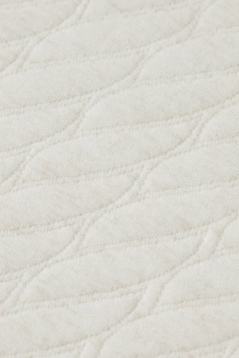 BONDED ROPE PATTERN SWEATSHIRT SOFT ICE MELANGE 3