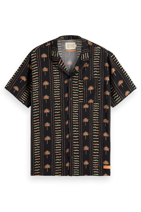 ALLOVER PRINTED VISCOSE SHORT PALM MULTI AOP 1