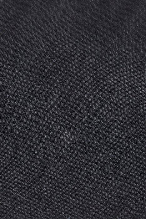 SHORT SLEEVE LINEN SHIRT BLACK 3