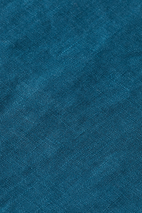 SHORT SLEEVE LINEN SHIRT HARBOUR TEAL 3