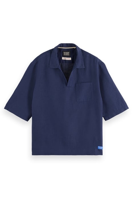 LINEN SHIRT NAVY 4