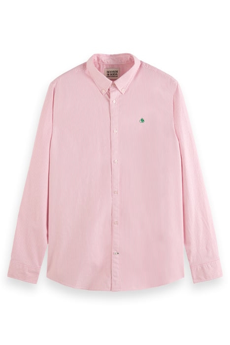 ESSENTIAL OXFORD STRIPE TROPICAL PINK / WHITE STRIPE 4