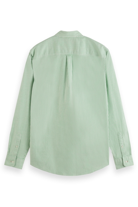 ESSENTIAL OXFORD STRIPE SEAFOAM / WHITE STRIPE 2