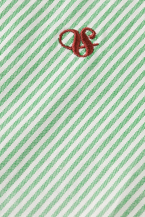 ESSENTIAL OXFORD STRIPE SEAFOAM / WHITE STRIPE 3