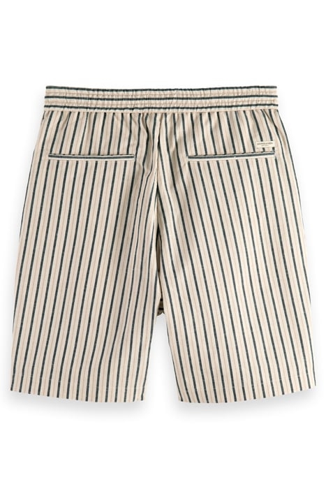 FAVE - BERMUDA SHORTS WHITE NAVY RED STRIPE 5