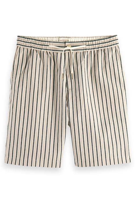 FAVE - BERMUDA SHORTS WHITE NAVY RED STRIPE 4