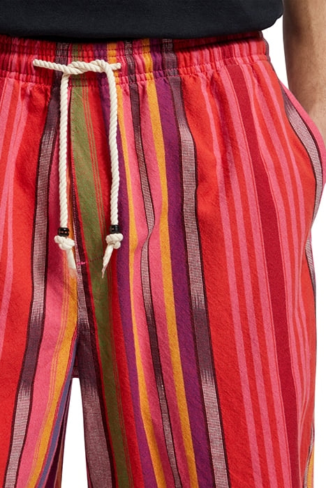 SEASONAL- STRIPED COTTON-OXFOR PINK IKAT 6