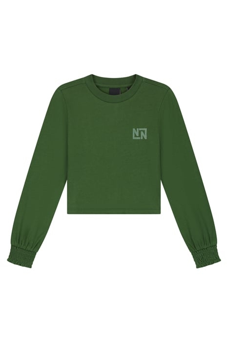 MAYA LONGSLEEVE TSHIRT HUNTER GREEN 1