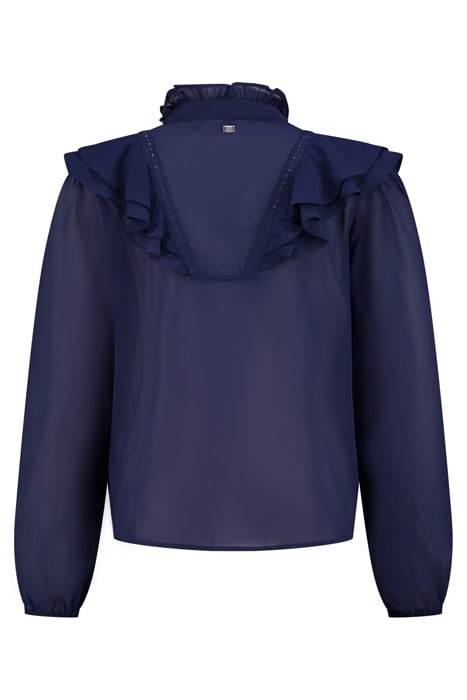 VERONA BLOUSE MIDNIGHT LILY 2