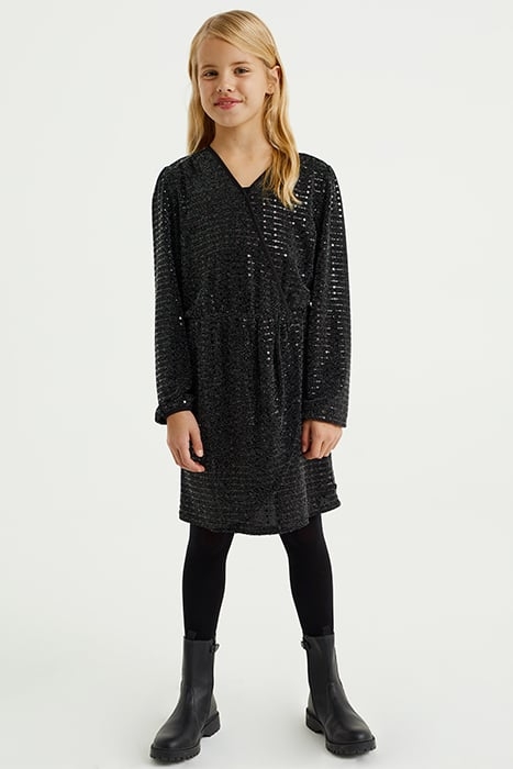 DRESS MID LENGTH BLACK 2