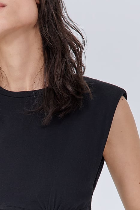 BLACK CORSET-LOOK T-SHIRT BLACK 5