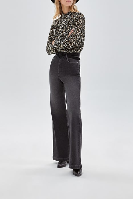 GREY PURE EDITION HIGH-WAIST FLARED JEANS GREY 2