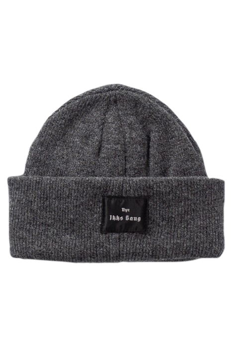 BOYS’ GREY KNIT BEANIE WITH MASK CUT-OUT GREY 2