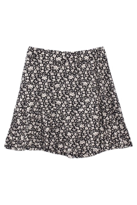 GIRLS’ BLACK FLORAL PRINT SKORT BLACK 2