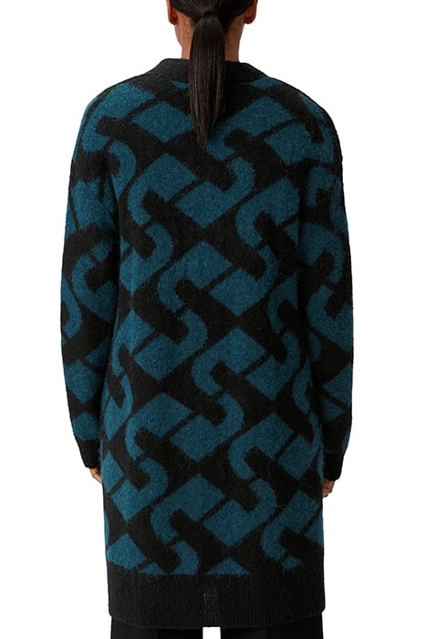 COMMA CARDIGAN BLUE GREEN 2