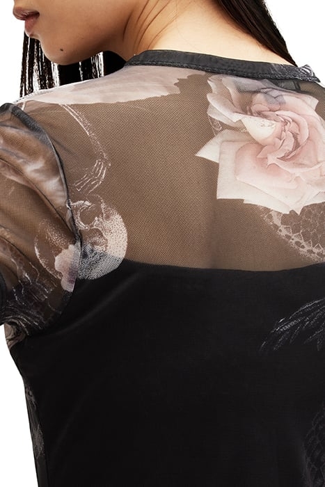 HANNA VALLEY SS DRES BLACK MONO 6