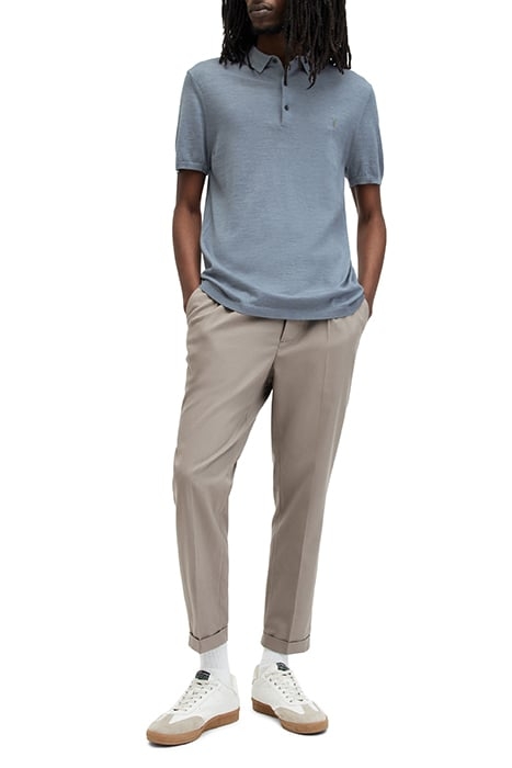 MODE MERINO SS POLO DUSTY BLUE 2