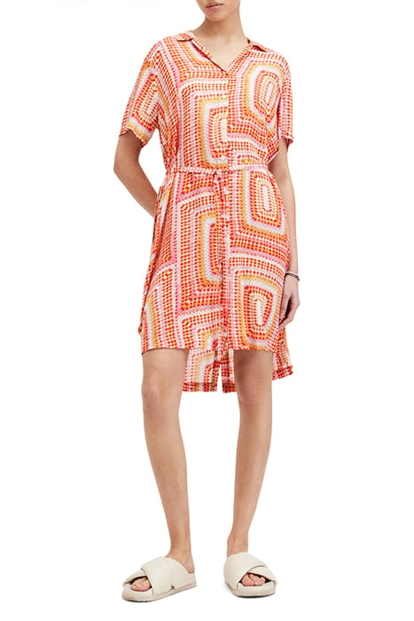 ATHEA LUISA DRESS BLOOD ORANGE 2