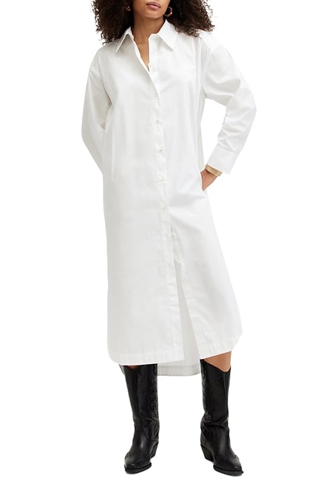 IMOGEN SHIRT DRESS CHALK WHITE 4