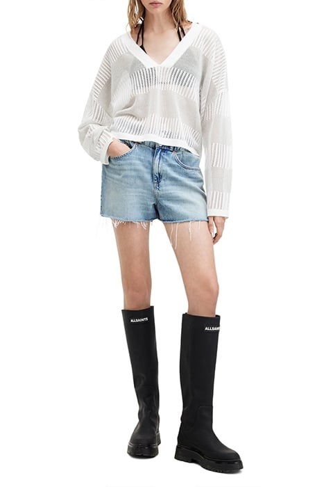 MISHA V NECK WHITE 1