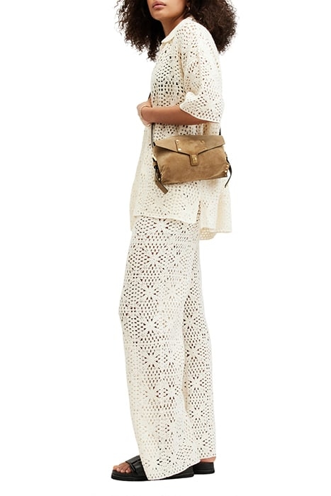 MILLY TROUSER ECRU WHITE 5