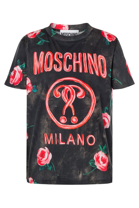 PAINTED FLOWERS JERSEY T-SHIRT MULTICOLOR 3