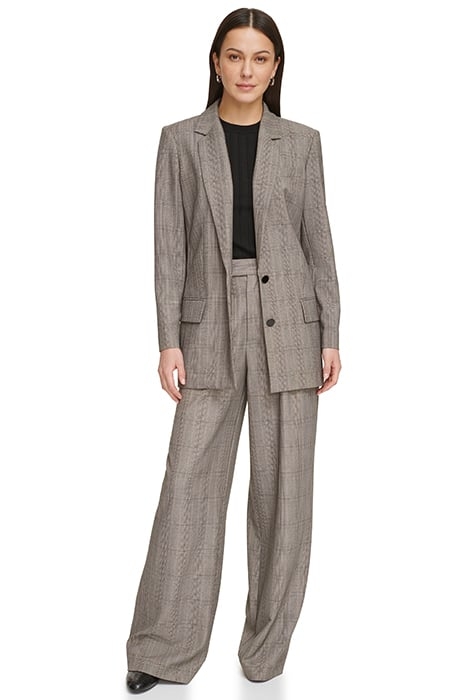 L/S TWO BTTN PLAID B GLEN PLD 3