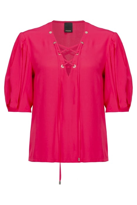 BENIGNO BLUSA CREPE DE CHINE COSY FUCHSIA 1