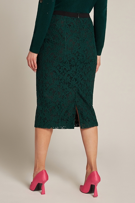 MACRAME LACE SKIRT GREEN 2