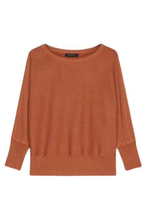 LUREX ECOVERO™ VISCOSE SWEATER ORANGE 4