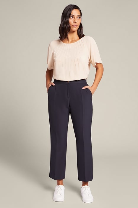 KICK FLARE TROUSERS FROM RECYCLED FIBRES BLUE 3