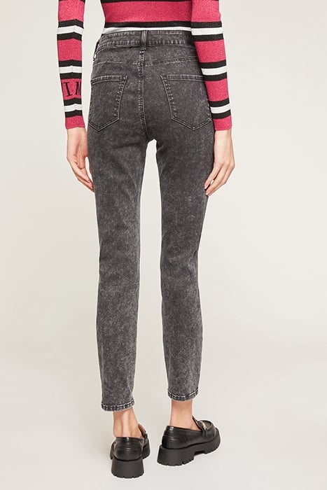 SKINNY JEANS WITH STUDS BLACK 2