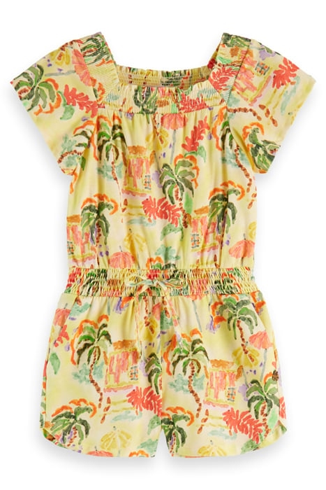 ALL-OVER PRINTED JERSEY PULL-ON ALL-IN-ONE SUNSHINE SURF 1