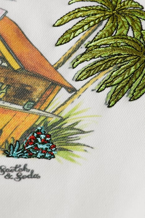 EMBROIDERED AND PRINTED RELAXED-FIT SWEATSHIRT OFF WHITE 3