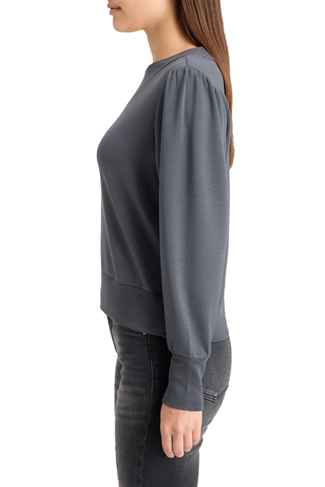 RUCHED YOKE SEAM MODAL SWEATSHIRT ANTRA 6