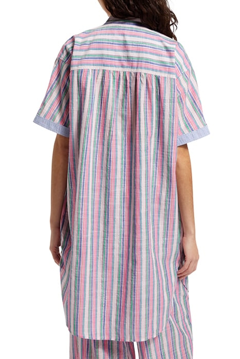 STRIPED OVERSIZED BEACH SHIRT DRESS BEACH STRIPE 2