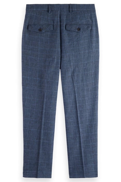 SEASONAL - WIDE-FIT PLEATED CH BLUE CHECK 2