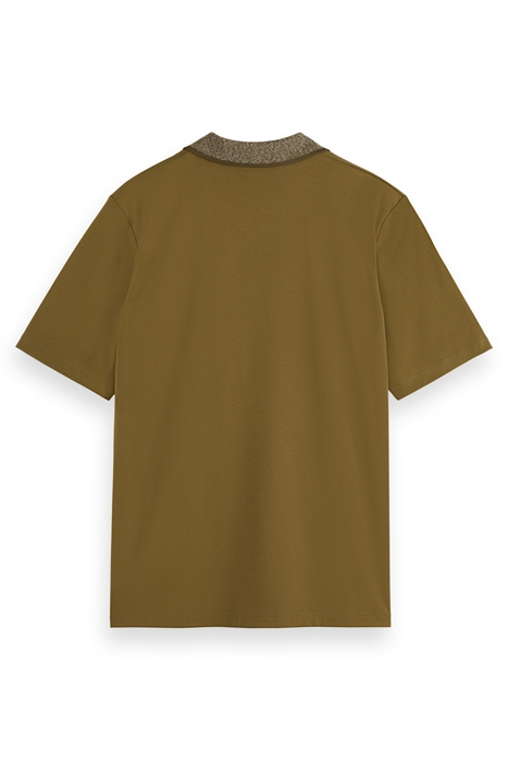 MELANGE COLLAR POLO ALGAE 2