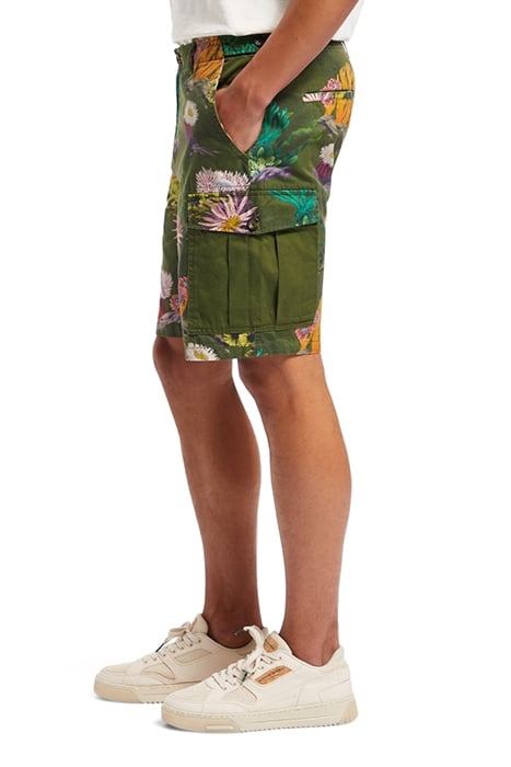 SEASONAL - RELAXED PRINTED TWI CAMO CORAL AOP 6