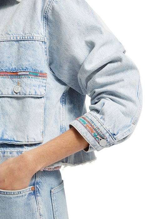 CROPPED DENIM JACKET — SEA STAR 8