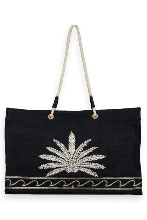 STRAW SHOPPER WITH EMBROIDERY ANTRA 1