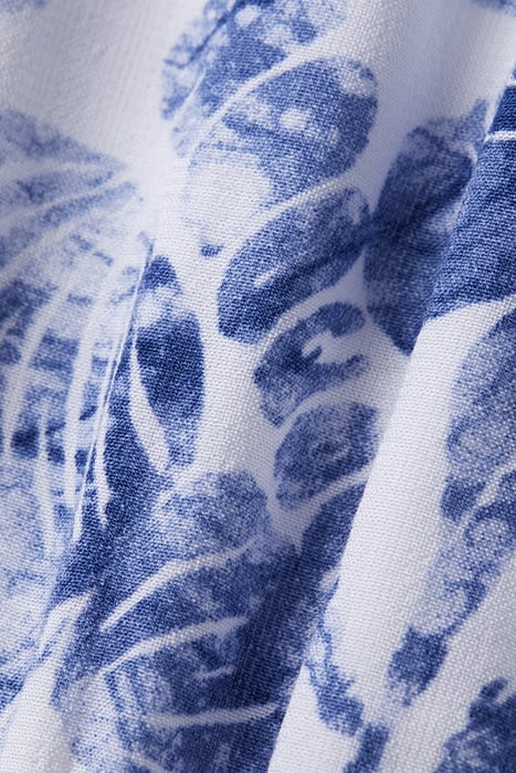 MIDI WRAP DRESS WITH KNOT DETAIL SHELL BATIK BLUE 7