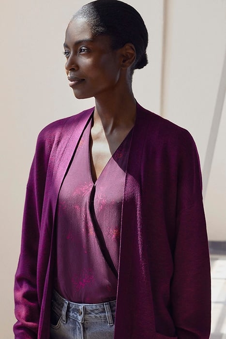 CARDIGAN LONG SLEEVES 21001778 RED BUD 7