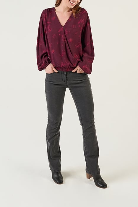 BLOUSE WOVEN LONG SLEEVES 22002012 WINETASTING 2