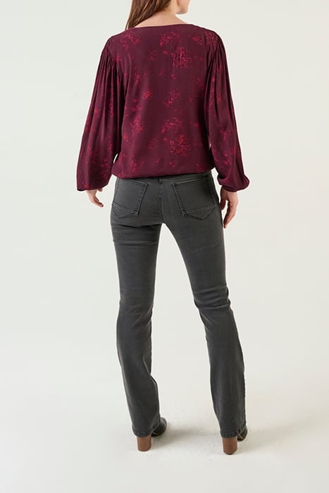 BLOUSE WOVEN LONG SLEEVES 22002012 WINETASTING 3