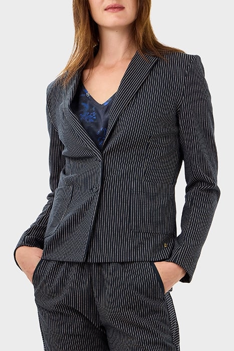 PINSTRIPE BLAZER 25001658 NIGHT SKY 1