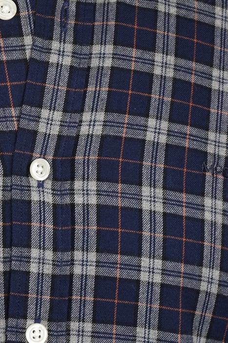 CLASSIC Y/D CHECK SHIRT NAVY 5