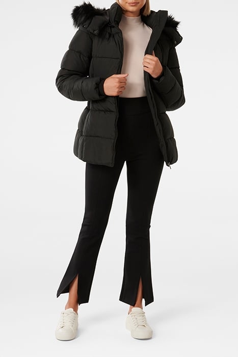 DANNIE MID LENGTH PUFFER COAT BLACK 3