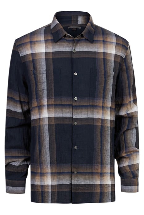 COLE REGULAR FIT L/S SHIRT NAVY 1