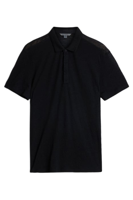 IRWIN REGULAR FIT SS POLO WITH TEXTURE BLACK 2